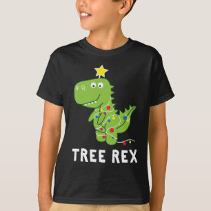 Baum Rex Weihnachtsmann T - Shirt