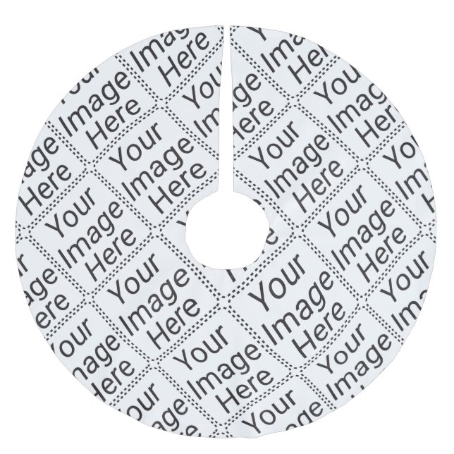 Baum-Rock Polyester Weihnachtsbaumdecke (Vorderseite)