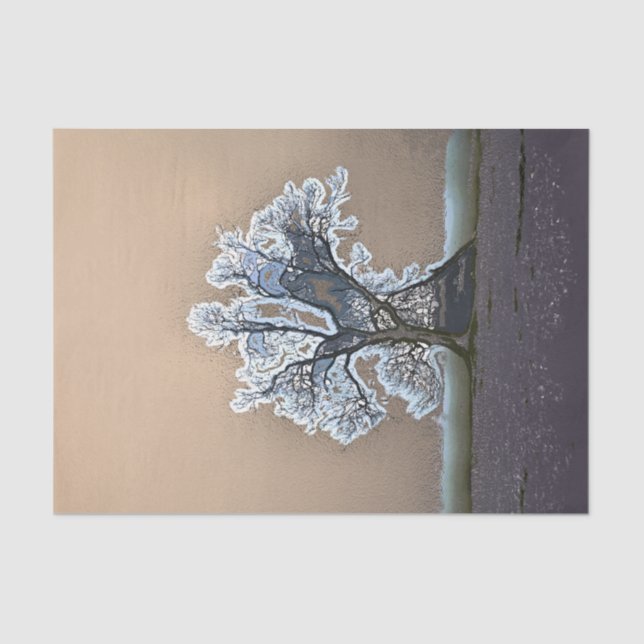 BAUM SEIDENPAPIER (Vorderseite)