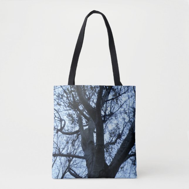 Baum Silhouette Tote Bag (Vorderseite)