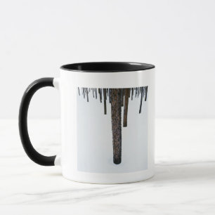 Baum-Stämme im Schnee Tasse