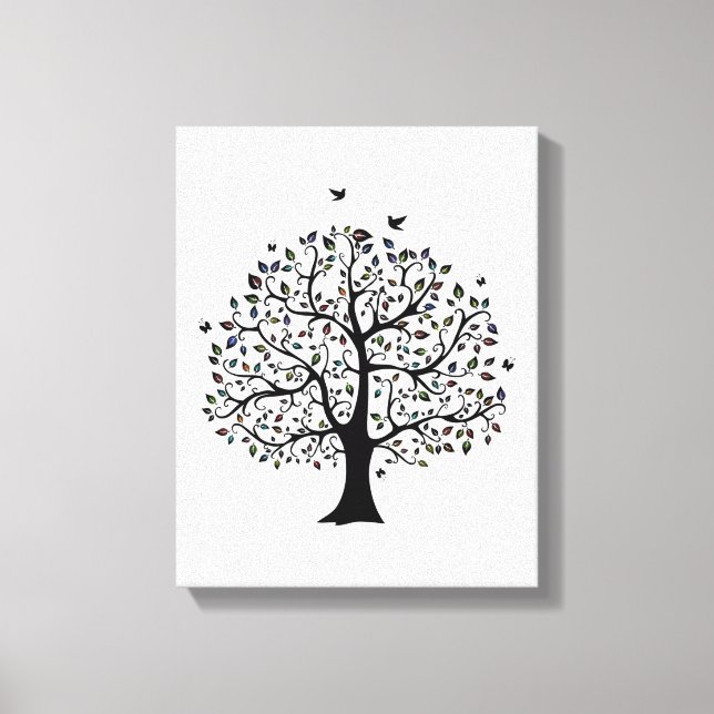 Baum Stretched Canvas Print Leinwanddruck (Vorderseite)