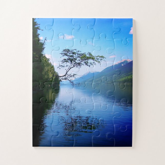 Baum über Wasser Puzzle (Vertikal)
