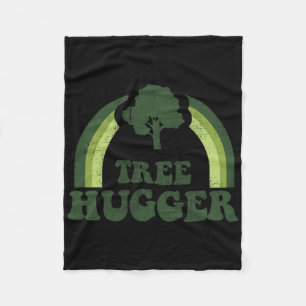 Baum-Umarmer Vintage Retro Natur Umwelt Ohr Fleecedecke