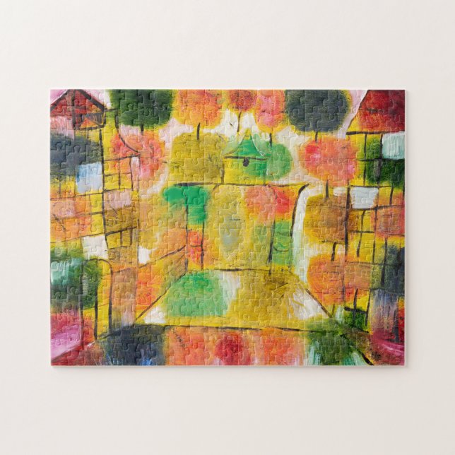Baum und Architektur-Rhythmen - Paul Klee - Puzzle (Horizontal)