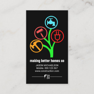 Baum von Handyman-Tools Visitenkarte