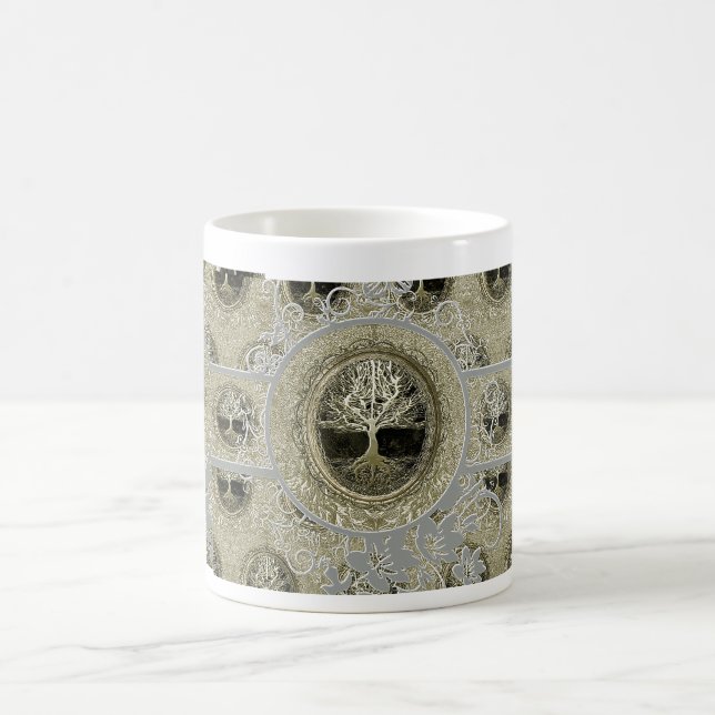 Baum von Leben-Einfachheit Kaffeetasse (Mittel)