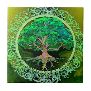 Baum von Leben-Geduld Fliese
