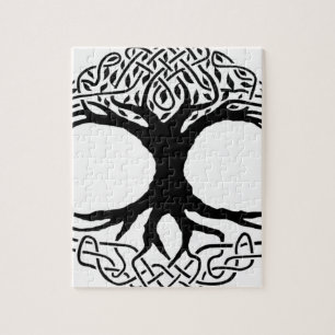 Baum von Leben Yggdrasil Skandinavier wicca Puzzle