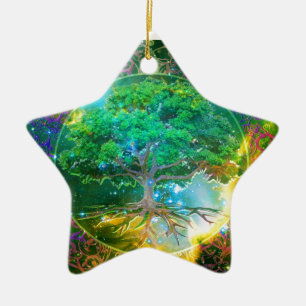 Baum von LebenWellness Keramik Ornament