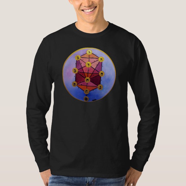 Baum von Sefirot T-Shirt (Vorderseite)