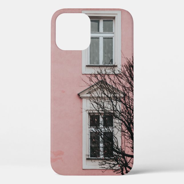BAUM VOR DEM PINKEN GEBÄUDE Case-Mate iPhone HÜLLE (Rückseite)