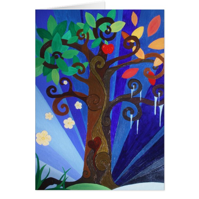 Baum während aller Jahreszeiten (Vorne)