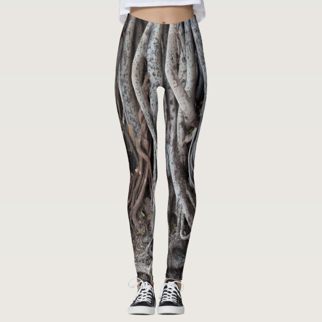 Baum-Wurzeln Leggings (Vorderseite)