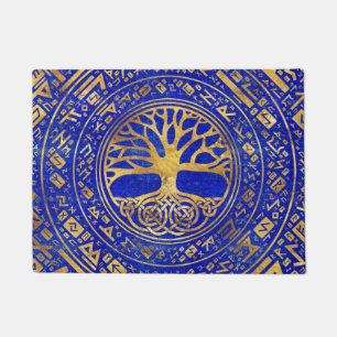 Baum - Yggdrasil - Lapis Lazuli Fußmatte