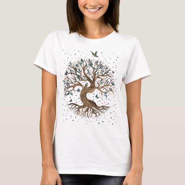 Baum - Yggdrasil T-Shirt (Vorderseite)