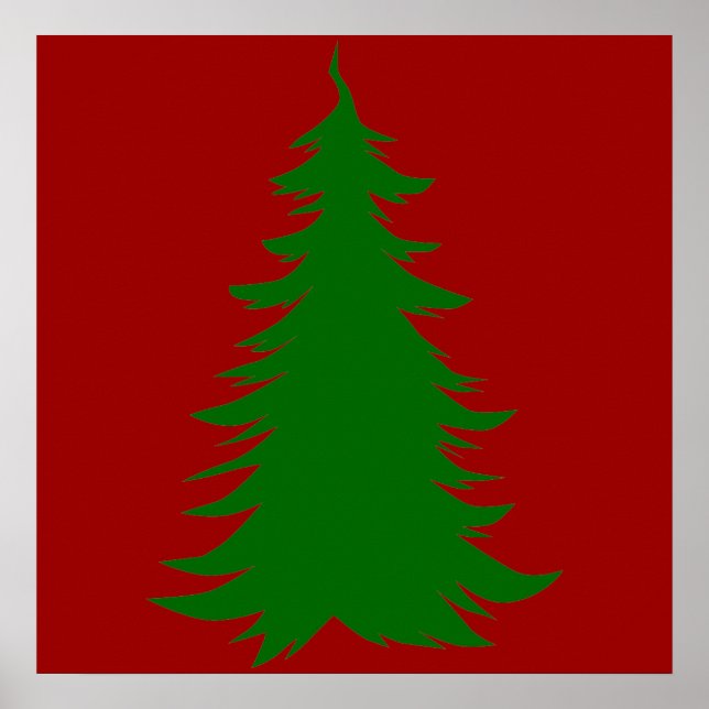 Baum zu Weihnachten Poster (Vorne)