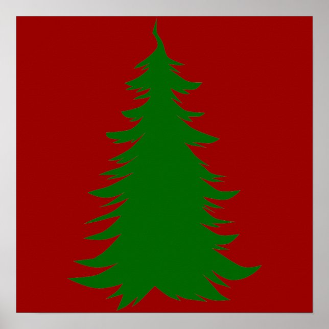 Baum zu Weihnachten Poster (Vorne)