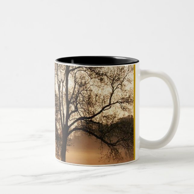 Baum Zweifarbige Tasse (Rechts)