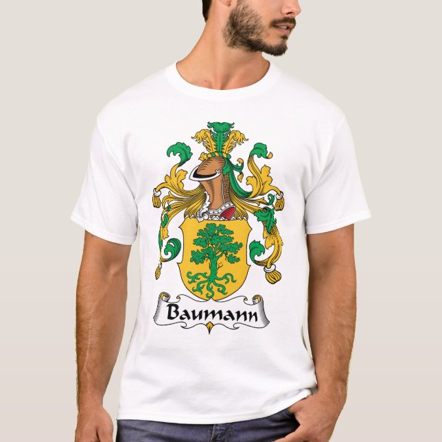 Baumann Familienwappen T-Shirt (Vorderseite)