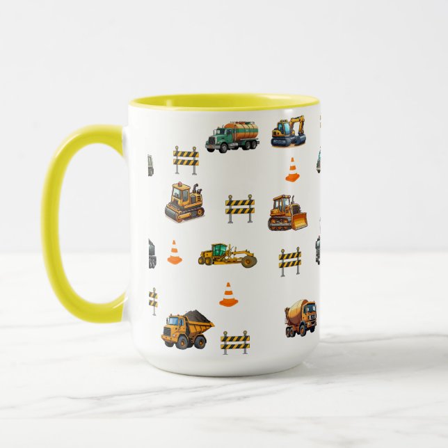 Baumaschinen Tasse (Links)