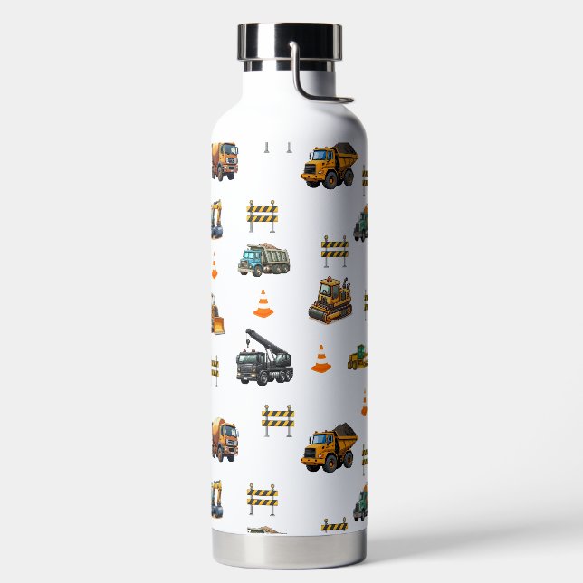 Baumaschinen Trinkflasche (links)