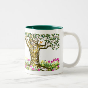 Baumbecher Zweifarbige Tasse