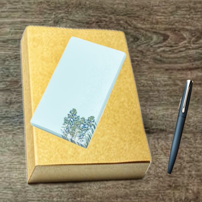 Baumbestand Post-it Klebezettel (Stand Of Trees Post-It-Notes is an unusual, yet charming way to post notes!)
