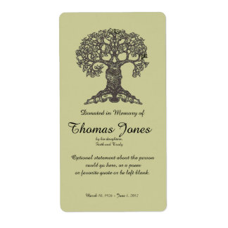 Baumbuch Gespendet in Erinnerung an Buchzeichen ..