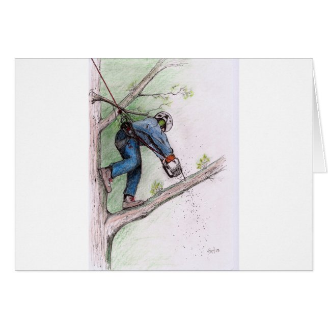 Baumchirurg Arborist (Vorderseite (Horizontal))