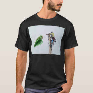 Baumchirurg Arborist am Werk T-Shirt