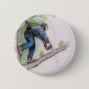 Baumchirurg Arborist Button