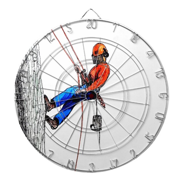 Baumchirurg Arborist Dartscheibe (vorne)