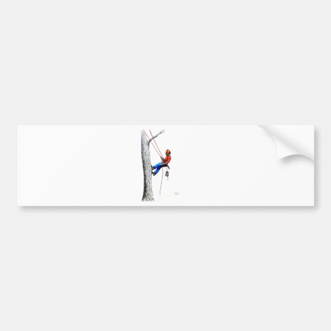 Baumchirurg Arborist Forester Autoaufkleber (Vorne)