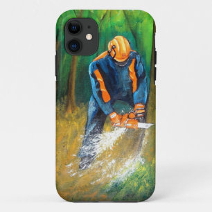 Baumchirurg Arborist Forester iPhone 11 Hülle