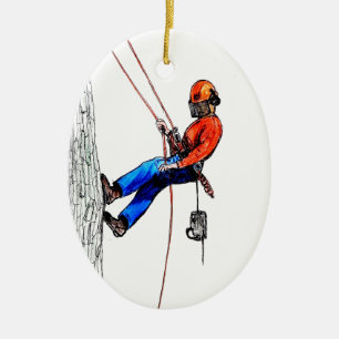 Baumchirurg Arborist Forester Keramikornament