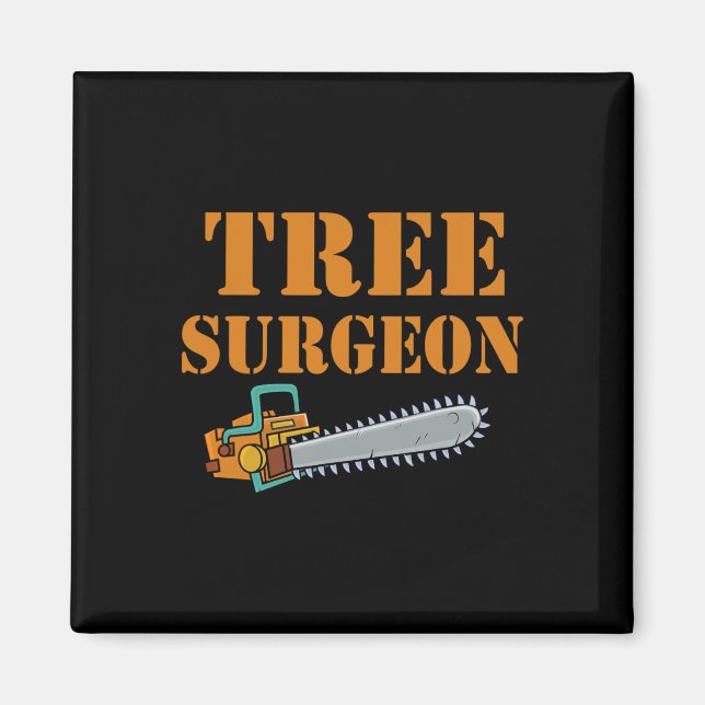 Baumchirurg Arborist Holzfäller Baumkletterer Baum Magnet (Vorne)