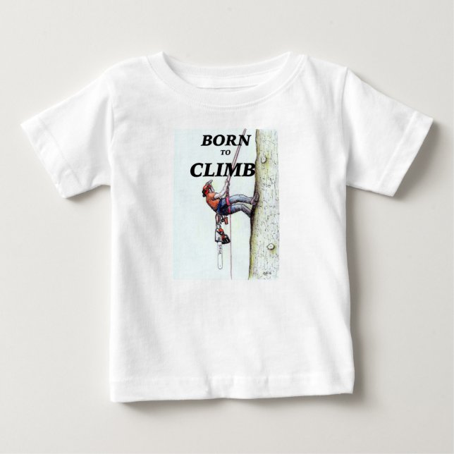 Baumchirurg Arborist New Baby Geschenk T-shirt (Vorderseite)