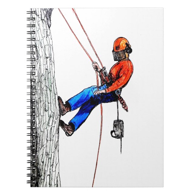 Baumchirurg Arborist Notizblock (Vorderseite)