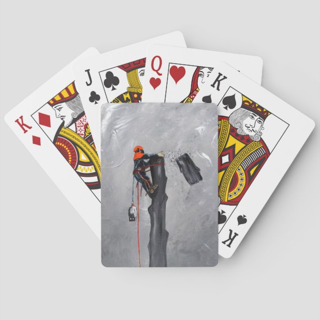 Baumchirurg Arborist Spielkarten (Rückseite)