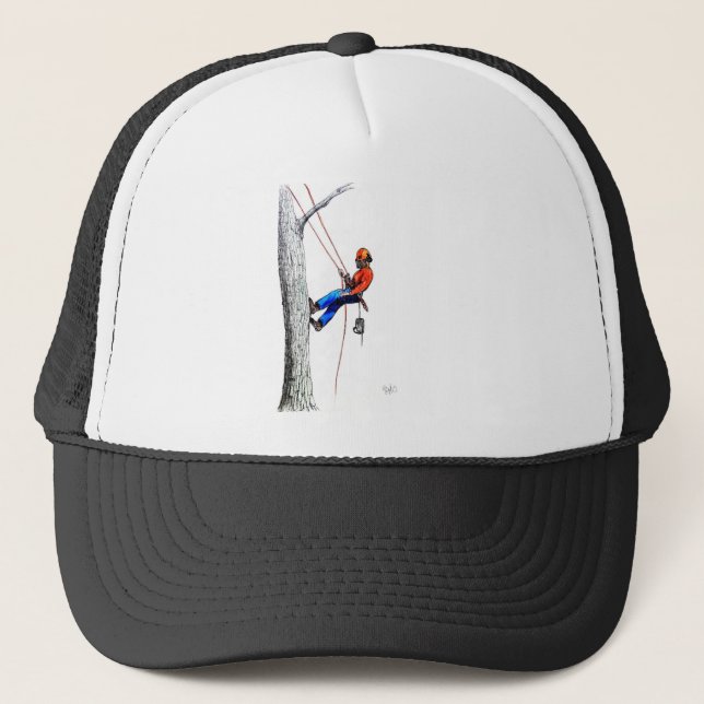 Baumchirurg Arborist Truckerkappe (Vorderseite)