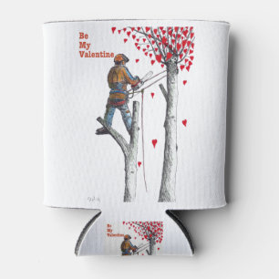 Baumchirurg Arborist Valentine Card Dosenkühler