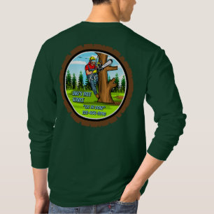 Baumdienst Entfernungsdienst Geschäft anpassen T-Shirt