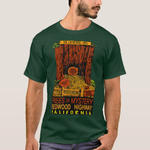 Bäume aus Mystery Redwood California T-Shirt