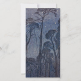 Bäume bei Twilight (von Edward Robert Hughes) Karte