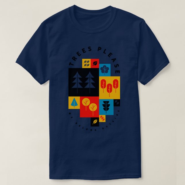 Bäume bitte T-Shirt (Design vorne)
