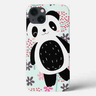 Bäume, Blume und Panda-Bären Case-Mate iPhone Hülle