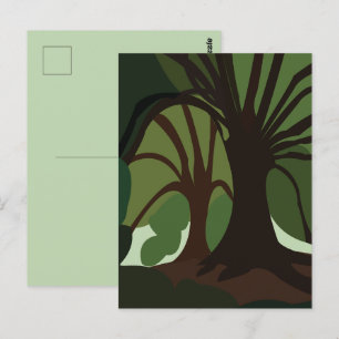 Bäume Botanische Natur Postkarte