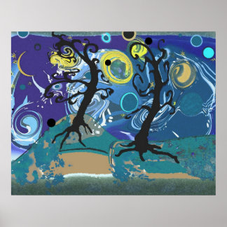 Bäume - " Das Melvin-Poster Poster