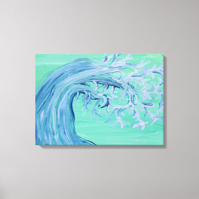 Bäume des Lebens Leinwanddruck (Vorderseite)